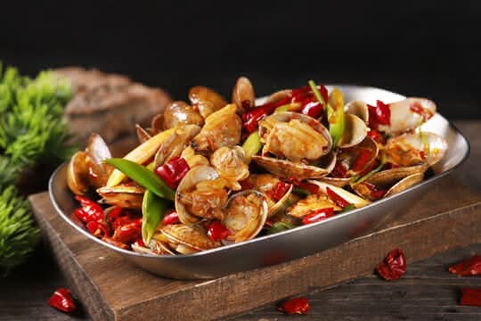 Spicy Fried Clams (辣炒蚬子)